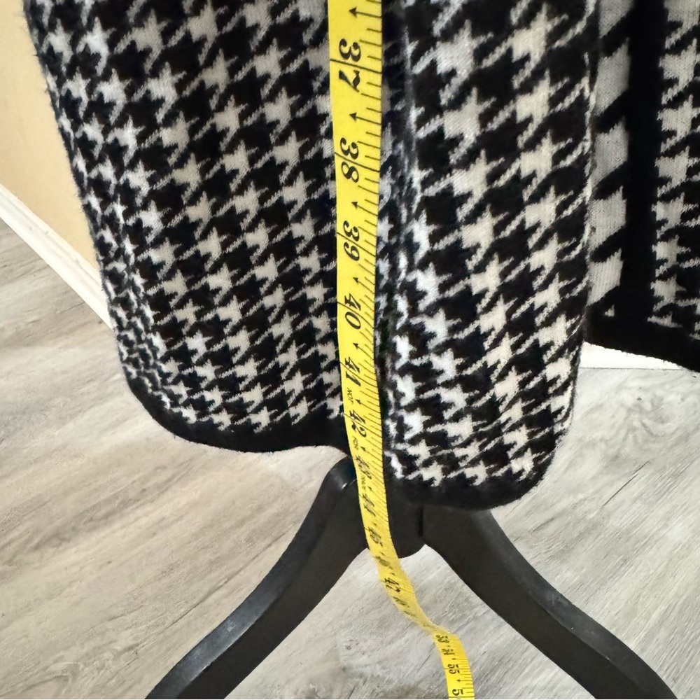 Lane Bryant Black and White Houndstooth Midi Dress - Picture 7 of 8
